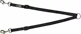 Trixie 20111 Premium Koppel, XS-M: 40-70 cm/15 mm, schwarz