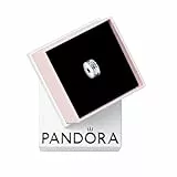 PANDORA Moments Tropischer Seestern & Muschel Clip-Charm aus Sterling-Silber mit Cubic Zirkonia, Kompatibel Moments Armbänder, 791678C01