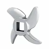 Generic Edelstahl-Fleischwolf, Ersatz-Fleischwolf, Schneidzubehör für Heimküchen-Mühlen und (12#)