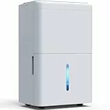 Newentor Luftentfeuchter elektrisch 20L, Entfeuchter elektrisch keller, Raumentfeuchter elektrisch, Dehumidifiers for home für 150m³/50m², mit Timer, Filter und 1M Ablaufschlauch, 10 J. Gar.