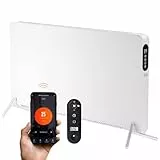 LEBENLANG Heizkörper Elektroheizung Energiesparend - Inkl. WiFi & APP, Fernbedienung I Stand & Wandmontage I Elektrische Heizung Heizgerät Wandkonvektor I Heizkörper elektrisch Konvektor Heizung Bad