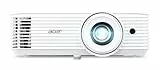 Acer X1528 DLP-Beamer - 1080p Full HD (1.920 x 1.080 Pixel), 5.200 ANSI Lumen, 10.000:1 Kontrast, 3D, Keystone, 1x 3 Watt Lautsprecher, HDMI (HDCP), weiß, Home Cinema/Business
