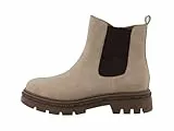 Tom Tailor Damen 8490120009 Mode-Stiefel, dkcream, 38 EU