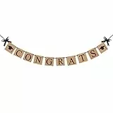 Congratulations Abschlussfeier Banner Foto Requisiten für Graduation Party Dekoration 3 Meter (Schwarz und)
