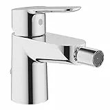 GROHE Bauedge - Bidetarmatur (Metallhebel, flexible Anschlussschläuche, energiesparend), edelstahl, 23332000