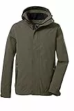 Killtec Herren Funktionsjacke/Outdoorjacke mit abzippbarer Kapuze KOS 87 MN JCKT_XENIOS; dunkeloliv, L, 39147-000