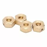 RC Auto Messing Sechskant-Nabenverlängerung, Hochwertige Radnaben-Adapter für Ferngesteuerte Autos, Leicht zu Installieren, Stabil und Langlebig
