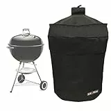 Grillfürst Grill Abdeckhaube - robuste Grill-Abdeckung, wetterfest und wasserdicht, Abdeckung für 57 cm Kugelgrills, Holzkohlegrills u.a. von Weber/Napoleon/Outdoorchef u.v.m.