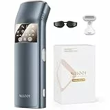 TRIPLE-Pulse IPL Laser Haarentfernung, Komfort 2.8 °C Saphir Eiskühlung Haarentfernungsgerät für Frauen und Männer, Effektive, Permanente, Alternative zur Salon-Haarentfernung zu Hause (Marineblau)