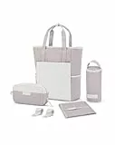Kapten & Son Rucksack Lindby Diaper Set Muted Clay 18L | 2in1 Wickelrucksack & Wickeltasche mit Kinderwagen- und Kofferbefestigung | inklusive Kulturtasche, Wickelunterlage & isolierter Flaschenhalter
