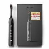 Zahnheld® Elektrische Schallzahnbürste GERO G2 | Bewährte Qualität mit Bürstenkopf & Etui | schwarz