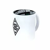 Borussia Mönchengladbach Tasse „BMG seit 1900“ | Offizieller Fanartikel Fohlenshop | Kaffeetasse 0,3l weiß Keramik | Vereinslogo & Schriftzug im Inneren