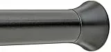 Amazon Basics Verstellbare Duschvorhang-Spannstange, 198 bis 274 cm, Schwarz