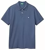 United Colors of Benetton Herren Maglia Polo M/M 3089j3179 Polohemd, blau, XXL
