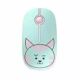 TELLUR Kabellose Maus mit Nano USB 2,4GHz Empfänger, Kabellose Maus mit Lautlosem Klicken, 1600 DPI, 3 Tasten, Plug & Play Wireless Mouse, Schlankes und Leichtes Design zum Tragen (Katze)