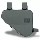 SKS GERMANY URBAN Frame Bag Rahmentasche für Fahrräder (Wasserabweisende Fahrradtasche, Leicht und Stabil, Easyzip-Reißverschluss, Kürzbare Klettstraps), Schwarz