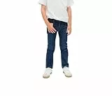 Staccato Boy Skinny Jeans STCSAM Passform: Slim Fit für Kleinkinder und Kinder – weitenverstellbarer Bund, Stretch-Denim, modisch; Farbe: mid Blue, 92-176 (DE/NL/SE/PL, Numerisch, 110, Slim)