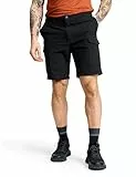 RevolutionRace Adventure Cargo Stretch Shorts für Herren, Leichte und Praktische Wandershorts, Black, XL