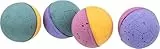 TRIXIE weicher Schaumstoff-Gummi-Ball, ø 3,5 cm, 4 Stück, bunt