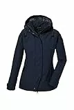G.I.G.A. DX Damen Softshelljacke/Outdoorjcake mit abzippbarer Kapuze GW 23 WMN SFTSHLL JCKT, dunkelnavy, 40, 42211-000