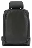 Walser Rückenlehnenschutz Blacky, Trittschutz-Auto, robuster Autositzschoner für die Rückseite, Rücksitzschoner 40x62cm schwarz
