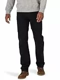 Wrangler Authentics Herren Regular Fit Comfort Flex Waist Jeans, Schwarz, 46W / 32L