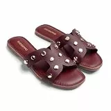 GIOSEPPO Milston Damen-Stiefel, offener Absatz, Bordeaux, Größe 37