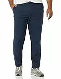 Amazon Essentials Herren-Arbeitshose aus Stretch-Leinen, doppeltes Knie, Utility-Arbeitshose, Dunkelblau, Größe 40W x 34L