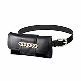 Faletony Damen Kleine Modern Taillenbeutel Hüfttasche Stylisch Bauchtasche Tasche Mini Hüfttasche Gürteltasche Gürtel mit Kette