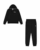 Champion Herren Legacy-Icons Full Zip Sweatsuit, Schwarz (KK001), M