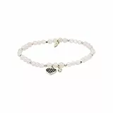 Fossil Armband Für Frauen Wellness, Innenlänge:165mm Rosa Halbedelstein Armband, JA6922710