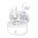 Bluetooth Kopfhörer, Kopfhörer Kabellos Bluetooth 5.4 mit 6 ENC Mikrofon, In Ear kopfhörer Bluetooth mit HiFi Stereo Tiefer Bass, Herausragender Sound, 50 Std Spielzeit, IPX7 Wasserdicht Ohrhörer