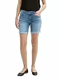 TOM TAILOR Damen 1046581 Bermuda Jeans Shorts, 10280-Light Stone Wash Denim, 29