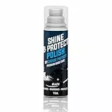 Shine & Protect | Sofort-Schuhcreme 75 ml mit Schwammapplikator | Hochglanzpflege für Leder- & Synthetikschuhe | Stellt Farbe & Glanz wieder her | In Schwarz, Braun & Neutral erhältlich