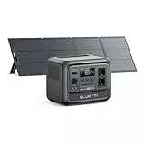 BLUETTI Tragbare Power Station Elite 100 V2 mit 200W Solarpanel, 1024Wh LiFePO4 Solar Generator mit 2 1800W AC Ausgängen, 35% kleiner, Ideal für Camping, Stromausfälle und Wohnmobil