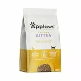 Applaws Kitten Trockenfutter mit Huhn, komplett und getreidefrei für junge Katzen im Alter von 1-14 Monaten (1 x 2 kg Packung)