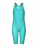 arena Powerskin ST Next Einteiliger Badeanzug für Mädchen, FINA-zugelassener Wettkampfanzug, Schwimmanzug für Mädchen aus Recyceltem Material, Gefütterter Einteiler für Mädchen mit Verstärkten Trägern