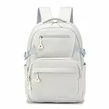 YOODI British Airways 40x30x15 Handgepäck Rucksack Wasserdicht Reiserucksack Handgepäck Flugzeug Schulrucksack Laptop Rucksack 14 Zoll Carry On Luggage Cabin Bag für Damen Herren, Weiß