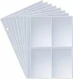 JoyHood 200 Taschen Sammelkarten Hüllen kompatibel mit PTCG - Leere Sammelalbum, Transparent Sammelkarten Zubehör - Spiel Karten Hüllen [4-Taschen]