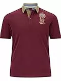 Jan Vanderstorm Herren Poloshirt Joakim rot, 3XL (XXXL) - 64/66