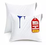 Utopia Bedding Wasserdichter Kissenbezug 80x80 cm (2er Set) mit Reißverschluss, Kissenschoner, Oeko-TEX Zertifiziert Kissenhülle