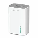 CLEVAST Elektrischer Luftentfeuchter, 850 ml Luftentfeuchter für Zuhause mit Ultra-Leise & Automatischer Abschaltung, Tragbare Mini-Luftentfeuchter für Schlafzimmer, Badezimmer, Kleiderschrank