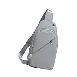 Msioytog Schultertasche mit mehreren Fächern, Umhängetasche Umhängen mit glatten Reißverschlüssen und Port Design Umhängetasche Umhängen, Brusttasche, kompakte Reisetasche, verstellbarer
