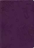 Alpha Edition - Ladytimer Deluxe Purple 2025, 10,7x15,2cm, Kalender mit 192 Seiten, Notizmöglichkeiten nach jeden Tag, 1 Woche auf 2 Seiten, Kalenderwochen und internationales Kalendarium
