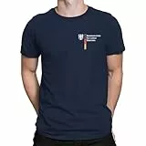 Bundesinstitut für lecker Bierchen Herren T-Shirt, Navy Blau, L