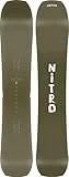 Nitro Snowboards Herren Banker BRD ´25, Freerideboard, Directional, Trüe Camber, All Mountain - Backcountry, Mid-Wide, für Powder und Piste, 159