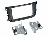 Carmedio 2-DIN Radioblende Smart ForTwo Facelift, schwarz