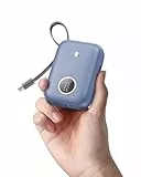 PowerBank Klein Aber Stark mit USB-C Kabel, Mini Power bank 10000mAh 22.5W Schnellladefunktion, Externe Handyakkus USB C Input&Output Akkupack für iPhone 16/15 Serie, Samsung, Google, Android und mehr