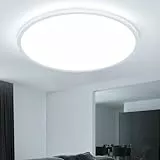 EASY EAGLE LED Deckenleuchte 50CM, Rund Deckenlampe 6500k 52W, Modern Badezimmer Lampe Led Panel Küchenlampe für Flur Schlafzimmer Balkon Wohnzimmer Küche Keller
