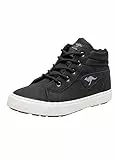 KangaROOS Jungen Kavu I Sneaker, Jet Black White, 33 EU